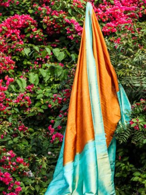 Dark Mustard Body With Sea Green Border