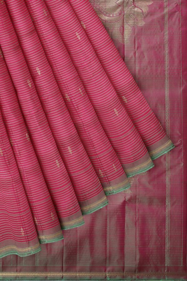Pink Saree with pink Border
