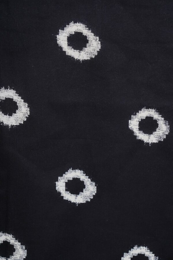 Black top with white bottom and white shawl kurti - Image 5