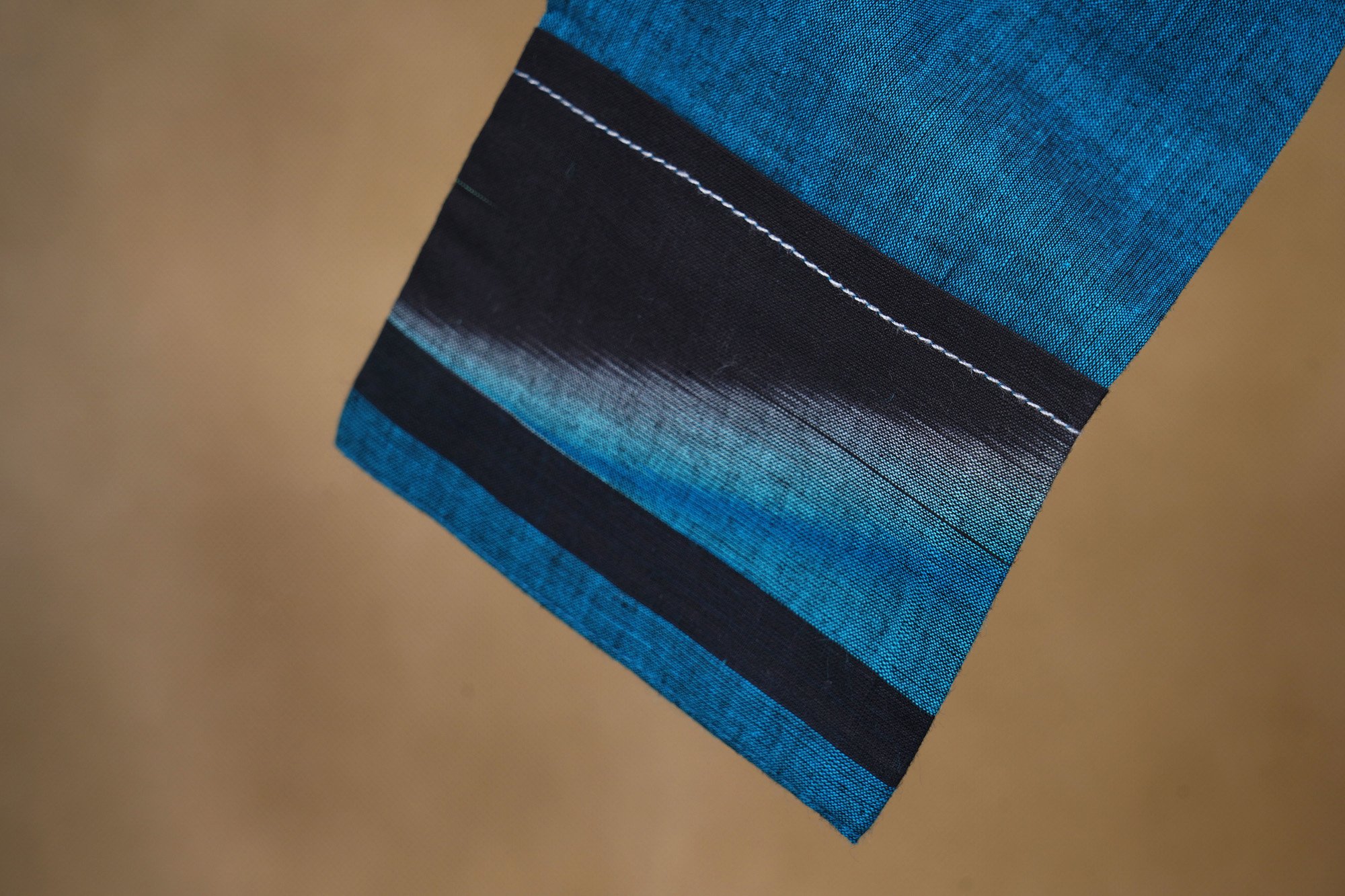 Blue top with grey bottom kurti - Image 3