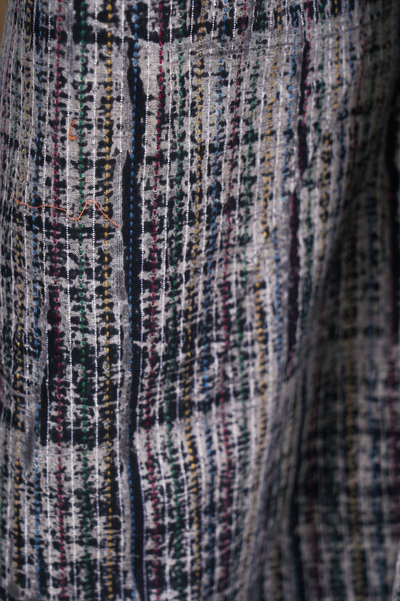 Blue top with grey bottom kurti - Image 4