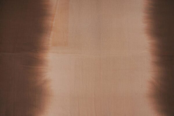 Brown stripe floral design top with beige bottom and brown shawl kurti - Image 5