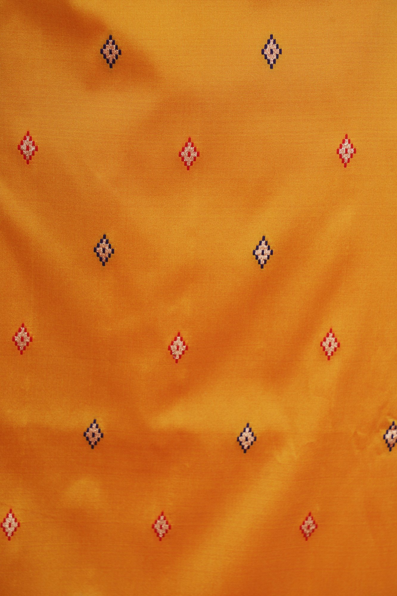 Yellow top with red bottom and red shawl kurti - Image 4