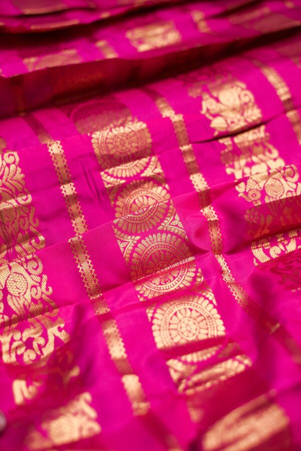 Turquoise Blue and pink bottom lehenga - Image 4