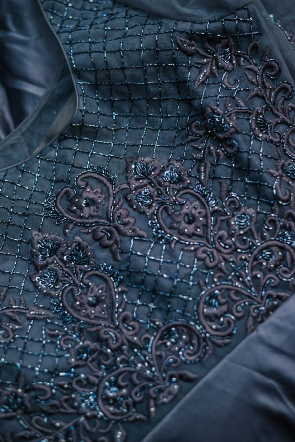 Grey designer lehenga - Image 2