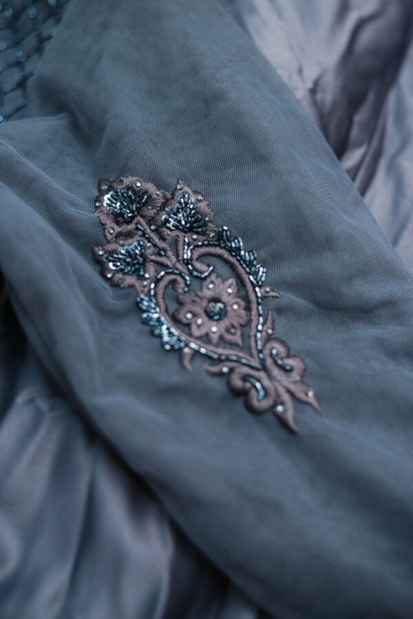 Grey designer lehenga - Image 3