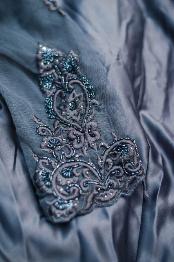Grey designer lehenga - Image 4