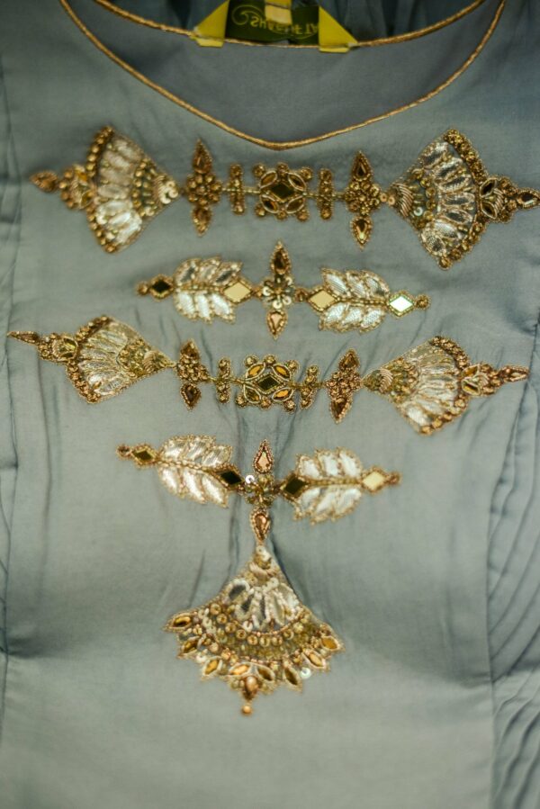 Light blue with top design lehenga - Image 2