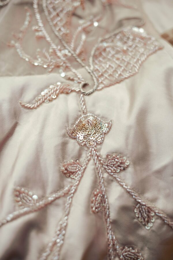 Light Pink Floral Design Lehenga - Image 2