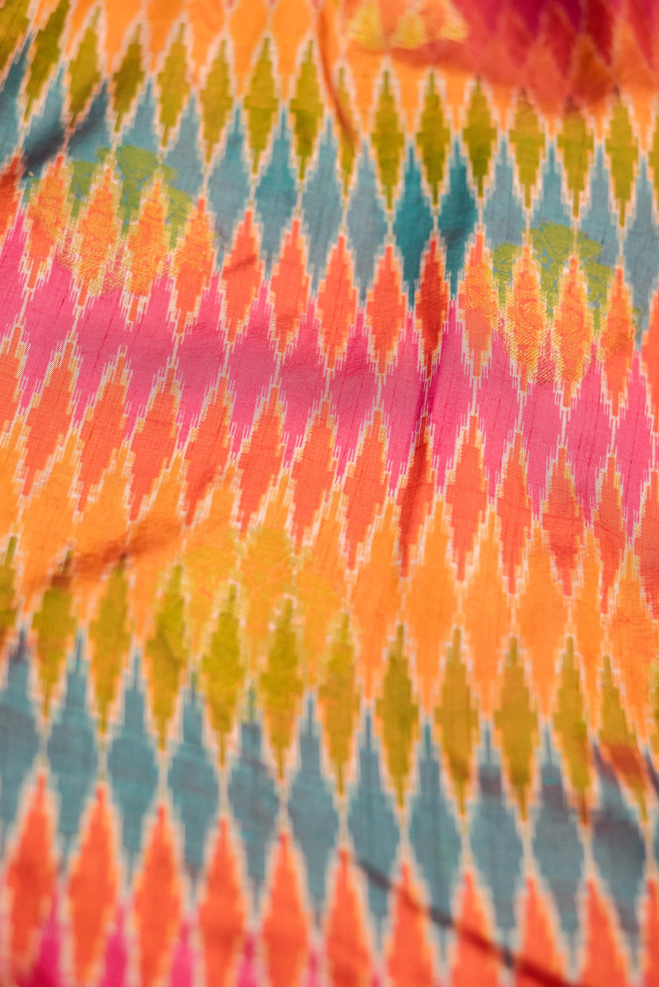 Pink with multi colour design lehenga - Image 2