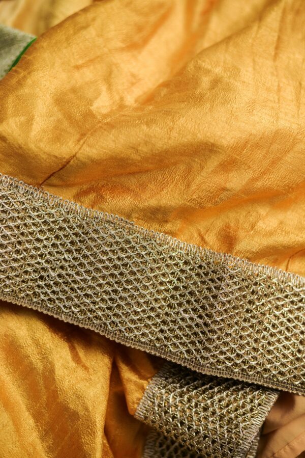 Yellow Gradient with brown design bottom lehenga - Image 2