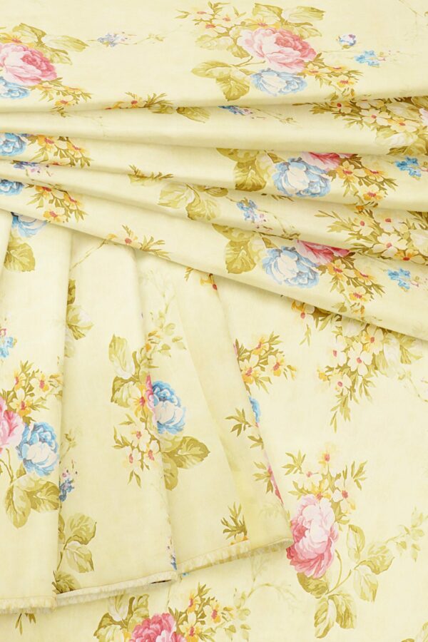 Half white saree with half white border - Image 5