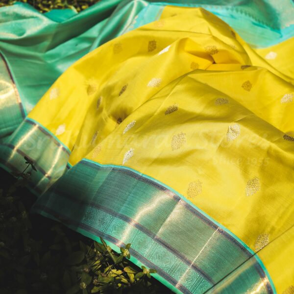Yellow Body With Sea Green Border - Image 5