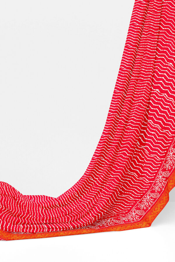 sri kumaran stores madurai cotton pink saree with white border 3