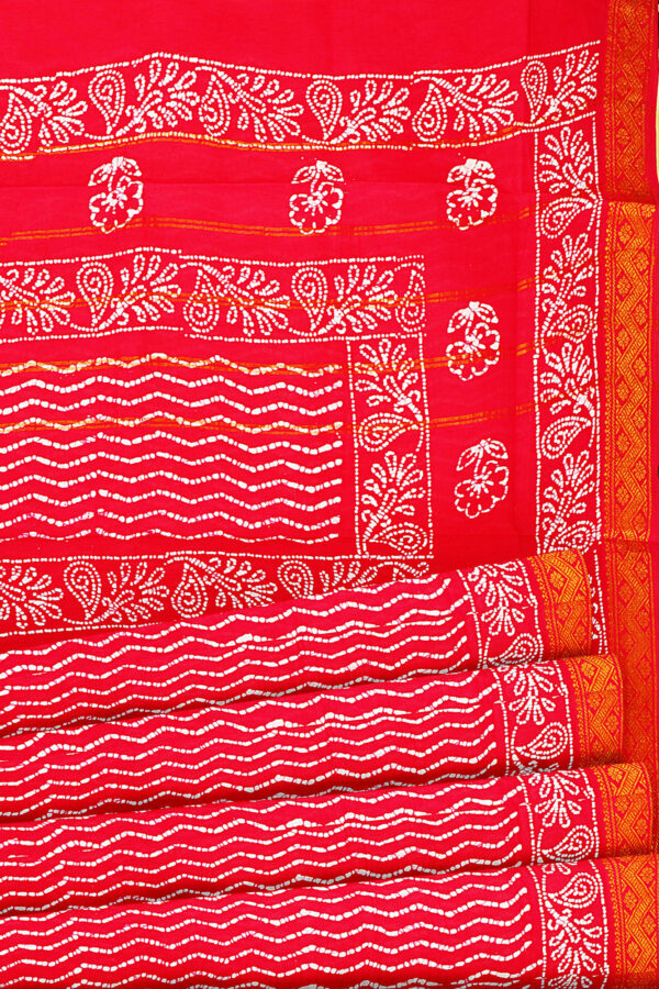 sri kumaran stores madurai cotton pink saree with white border 4