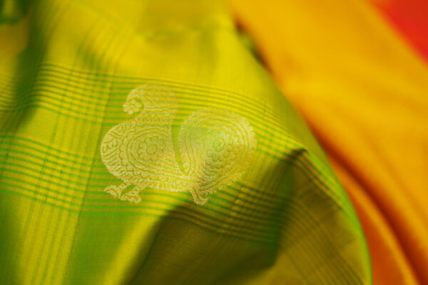 sri kumaran stores soft silk saree light green saree with light green border 5