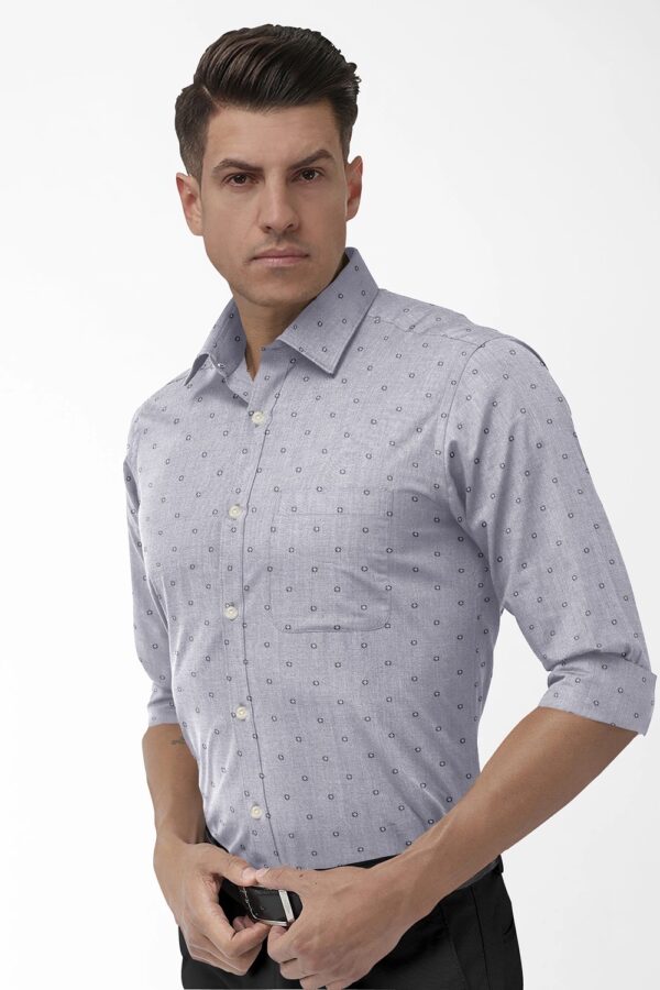sri kumaran stores men perri alley grey design full sleeve shirt 3