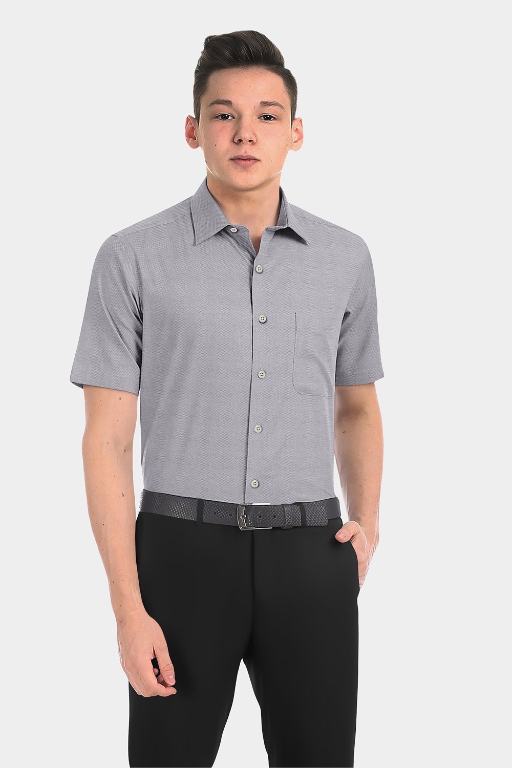 sri kumaran stores men perri alley grey full sleeve shirt 2