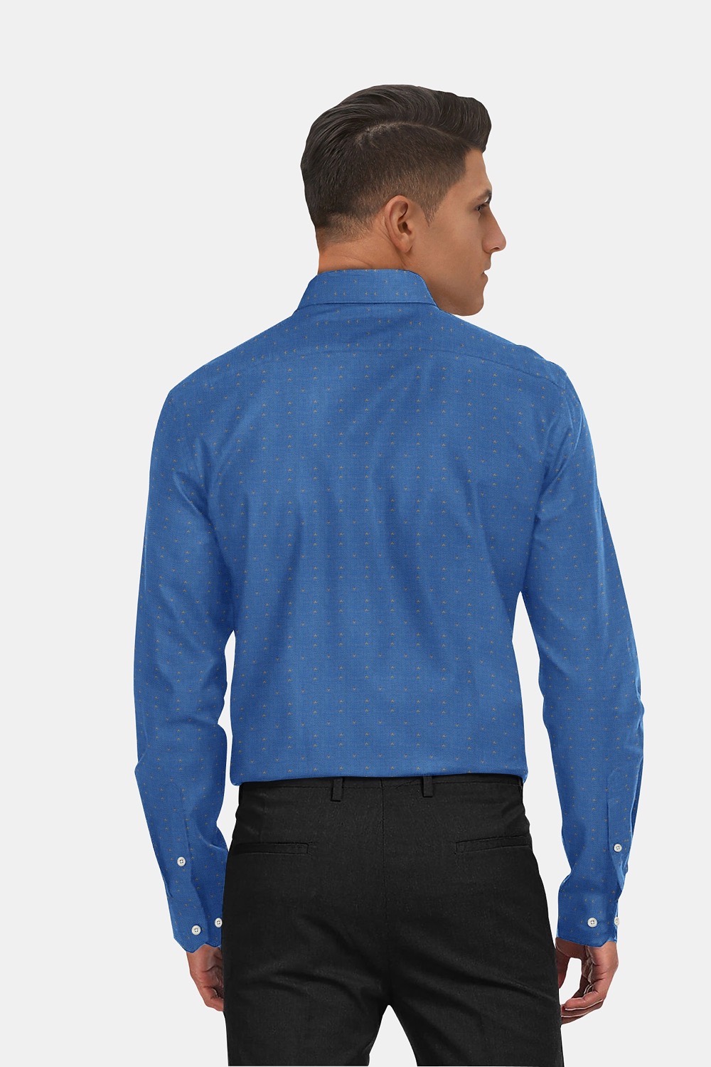 sri kumaran stores men perri alley ink blue full sleeve shirt 4