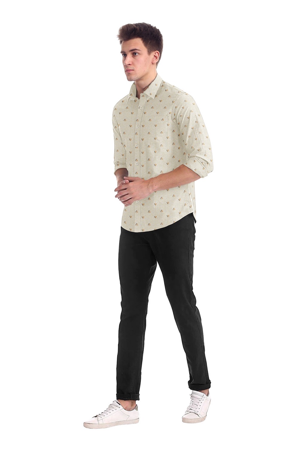 sri kumaran stores men perri alley light brown full sleeve shirt 1