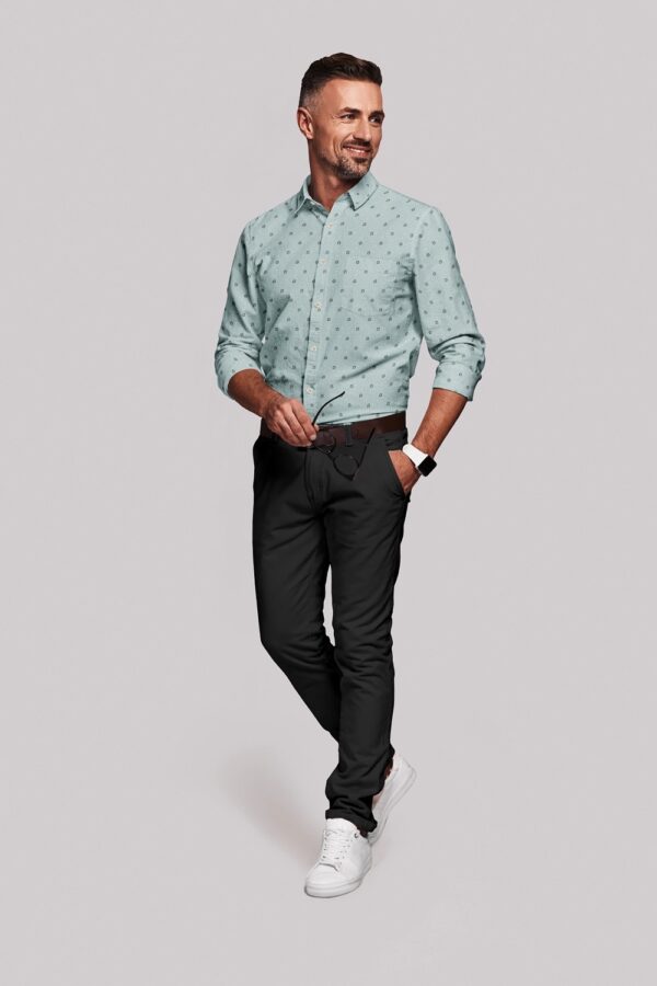 sri kumaran stores men perri alley light green full sleeve shirt 3