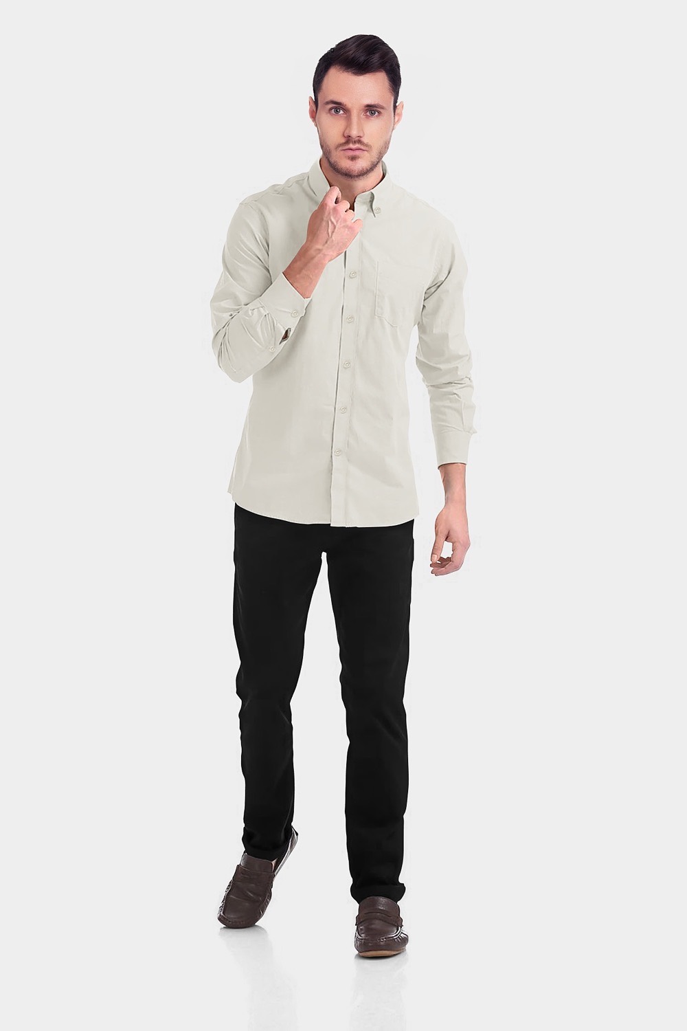 sri kumaran stores men perri alley off white full sleeve shirt 1