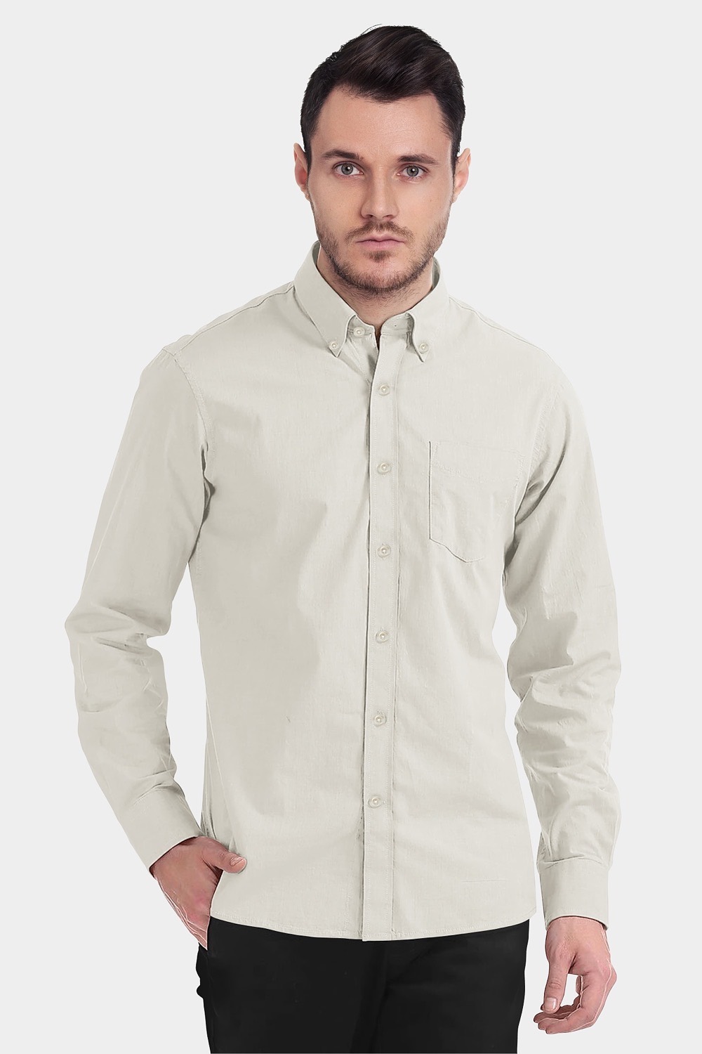 sri kumaran stores men perri alley off white full sleeve shirt 2