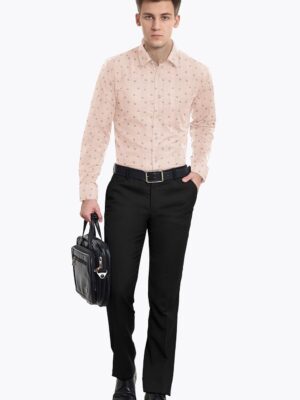 sri kumaran stores men perri alley orange full sleeve shirt 1