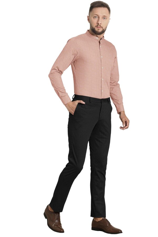 sri kumaran stores men perri alley peach design full sleeve shirt 1