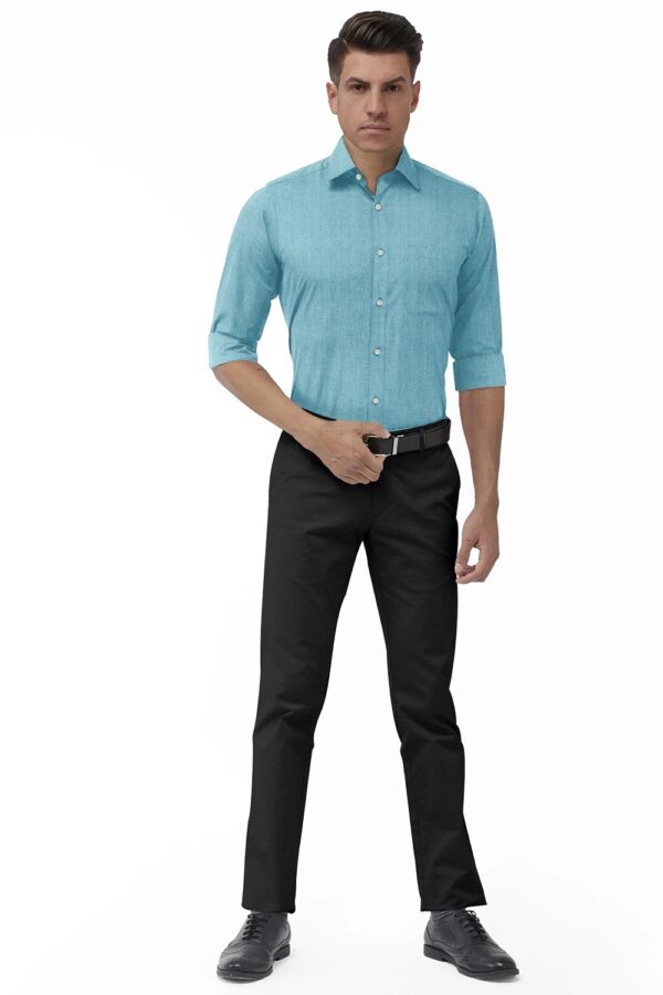 sri kumaran stores men perri alley turquoise blue full sleeve shirt 1