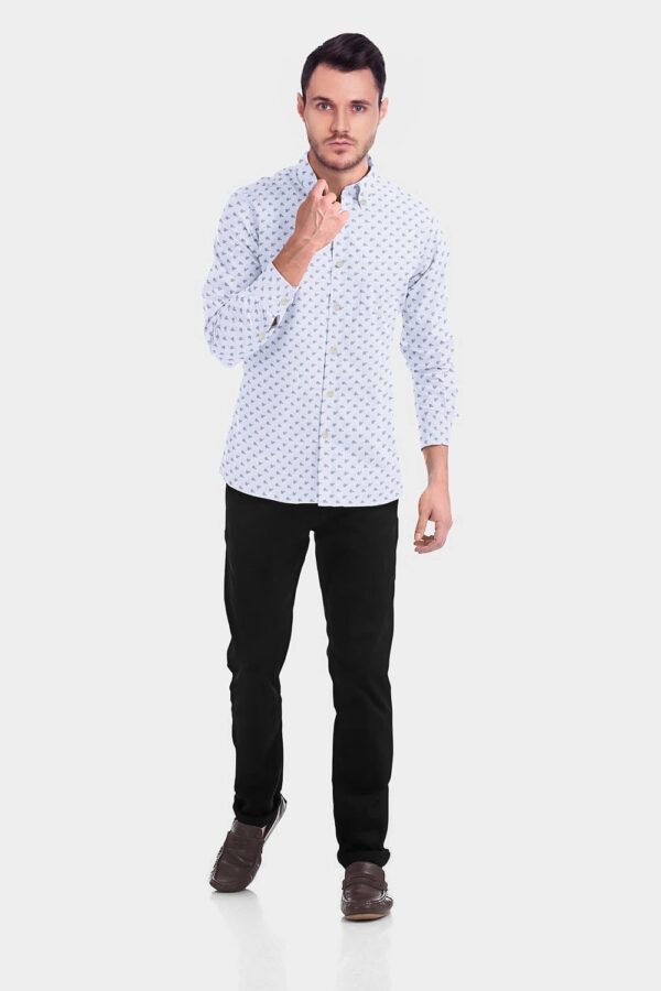 sri kumaran stores men perri alley white design full sleeve shirt 1