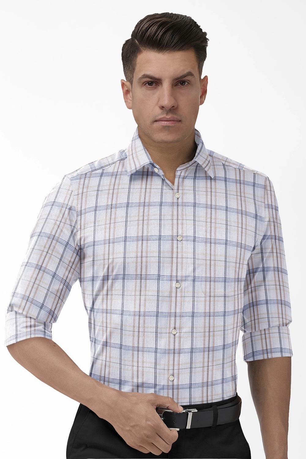 sri kumaran stores men perri alley white full sleeve shirt 2