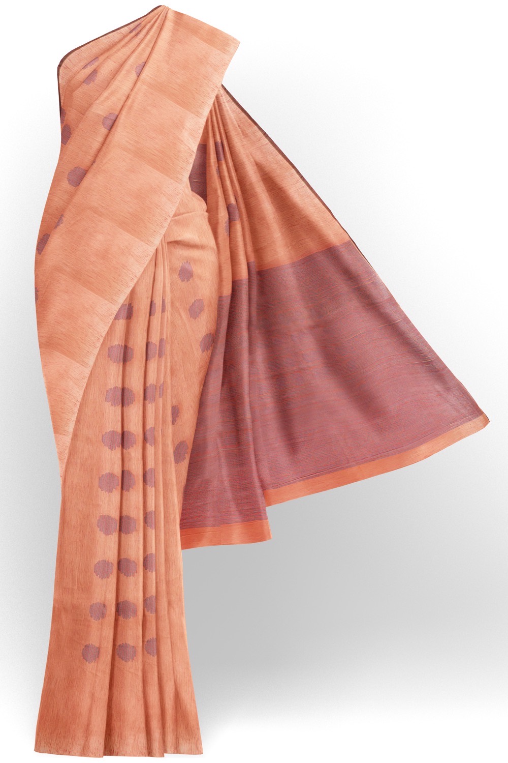 sri kumaran stores 102022 pure cotton cream colour saree with cream colour border 1 1