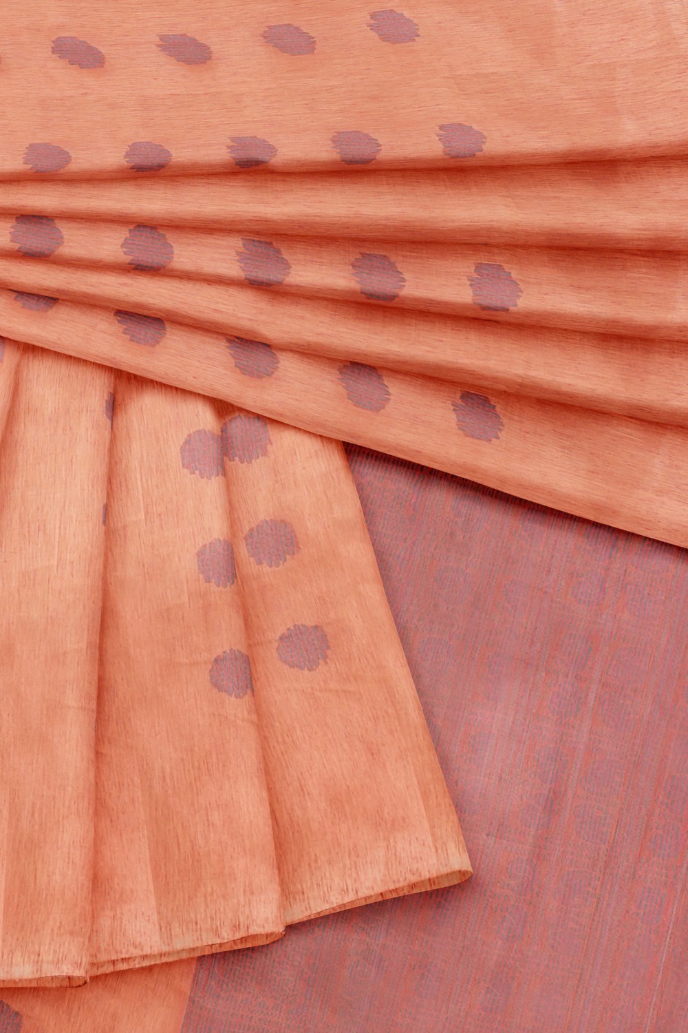 sri kumaran stores 102022 pure cotton cream colour saree with cream colour border 1 5