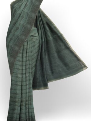 sri kumaran stores 102022 pure cotton grey saree with grey border 1 1