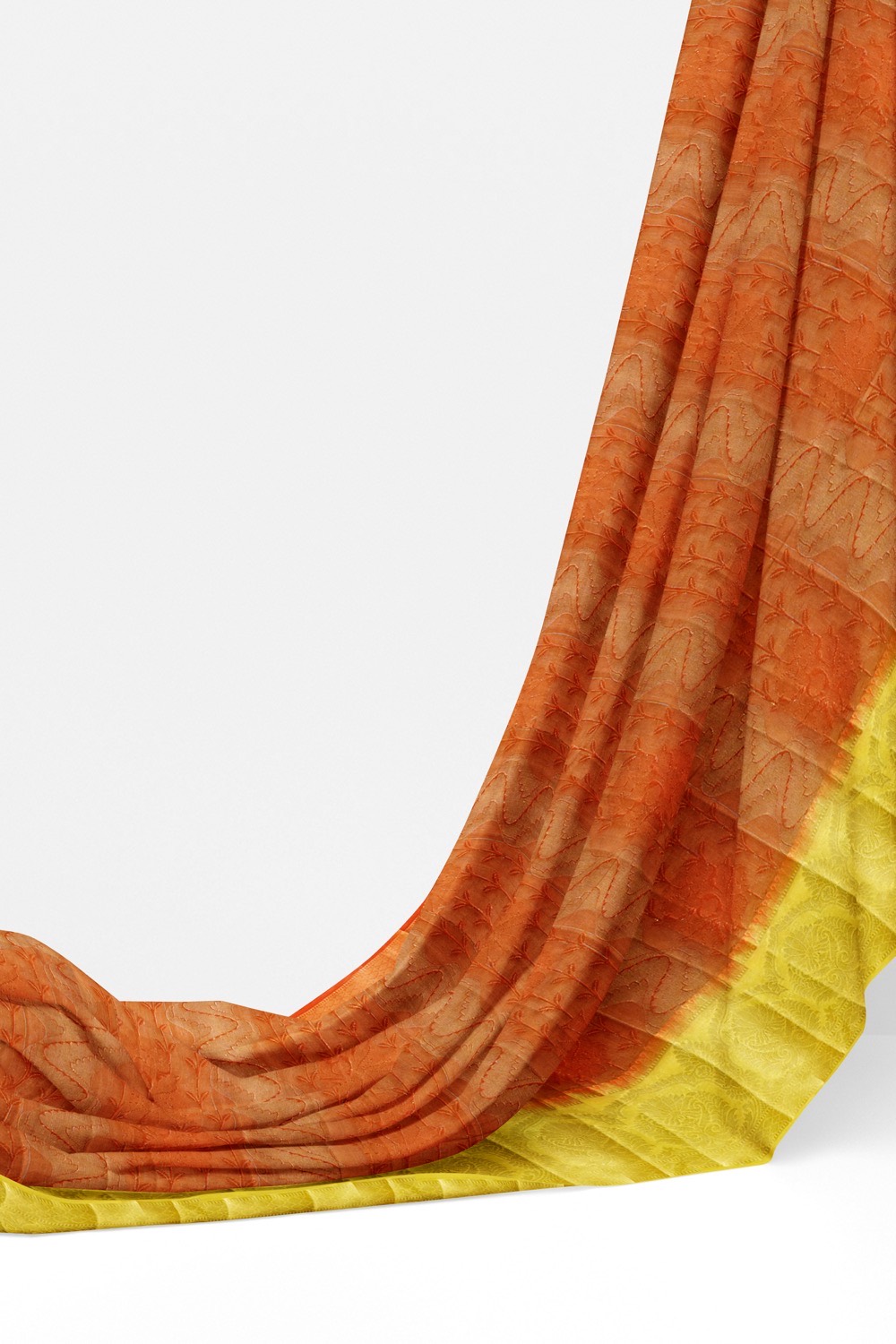 sri kumaran stores chentheri cotton saree brown saree with yellow border 3