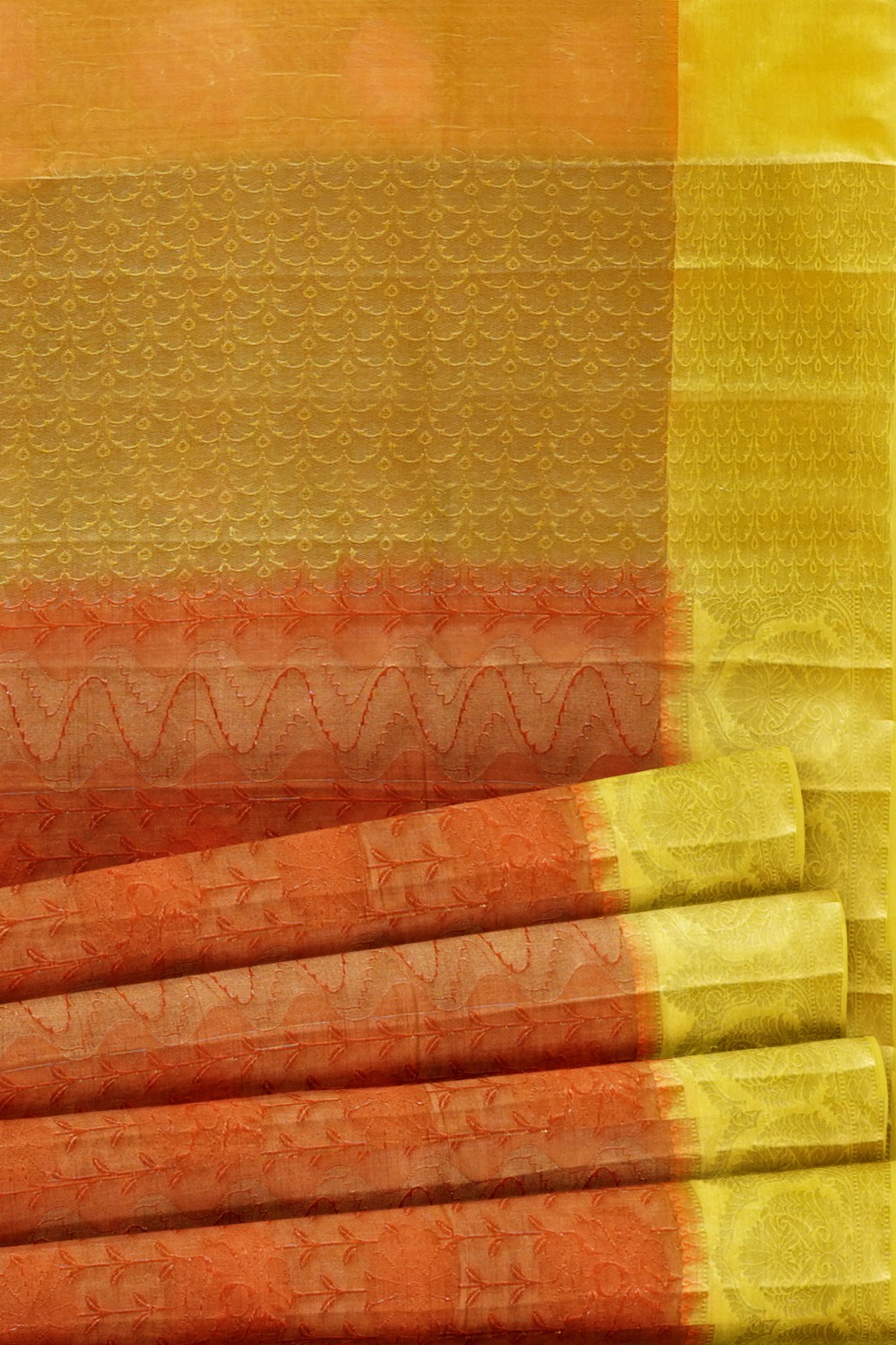 sri kumaran stores chentheri cotton saree brown saree with yellow border 5