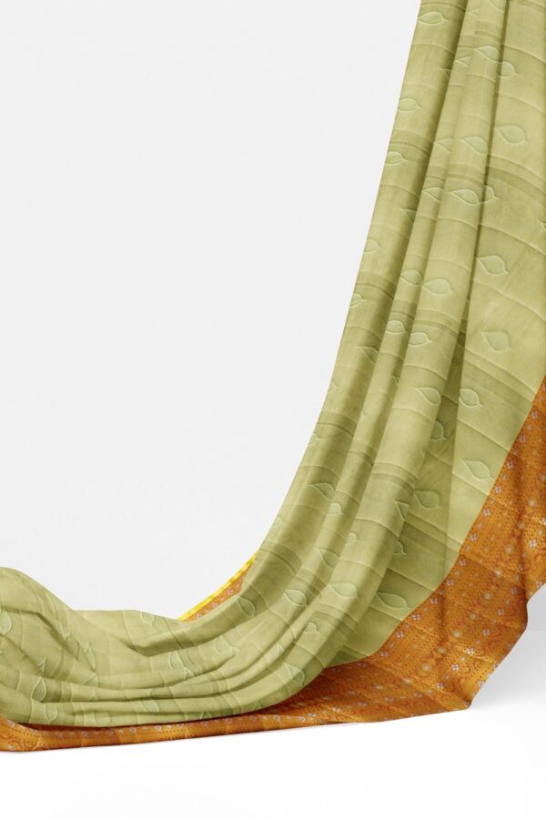 sri kumaran stores chentheri cotton saree half white saree with red border 3