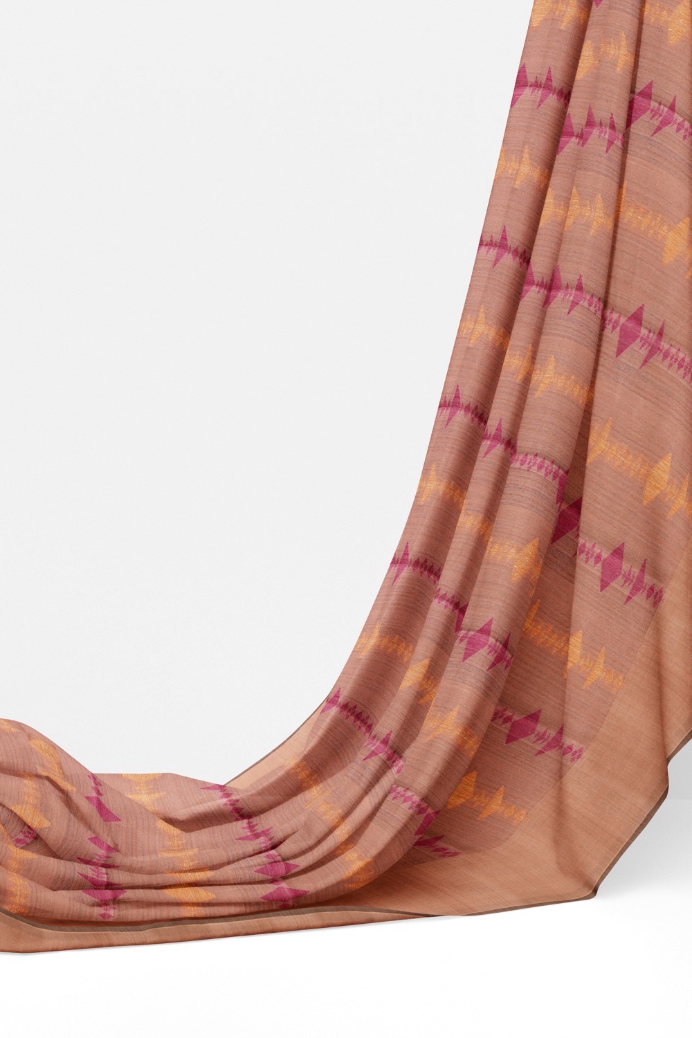 sri kumaran stores chentheri cotton saree light brown saree with light brown border 3