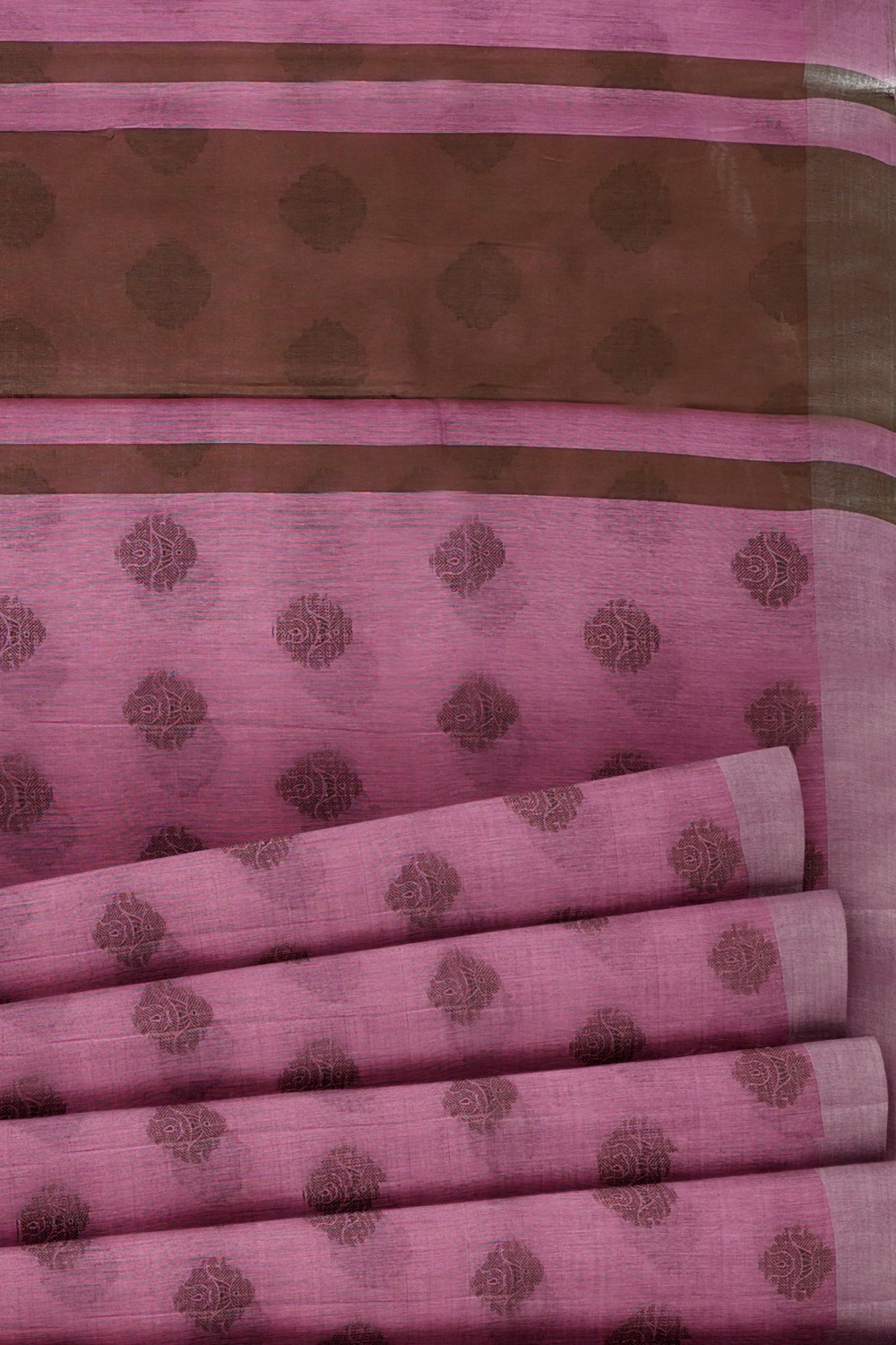 sri kumaran stores chentheri cotton saree purple saree with silver border 5