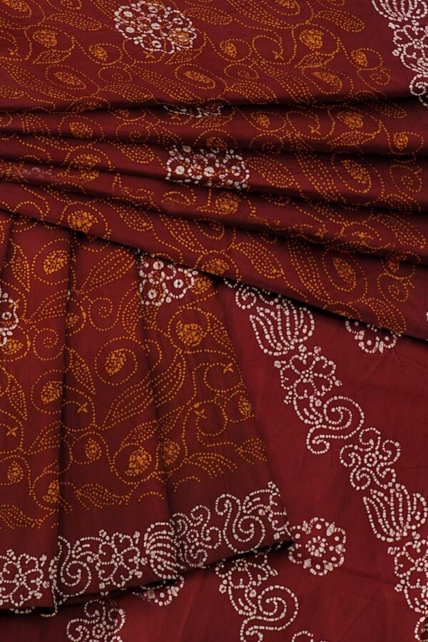 sri kumaran stores chungudi cotton saree dark brown saree with allover design 420221213