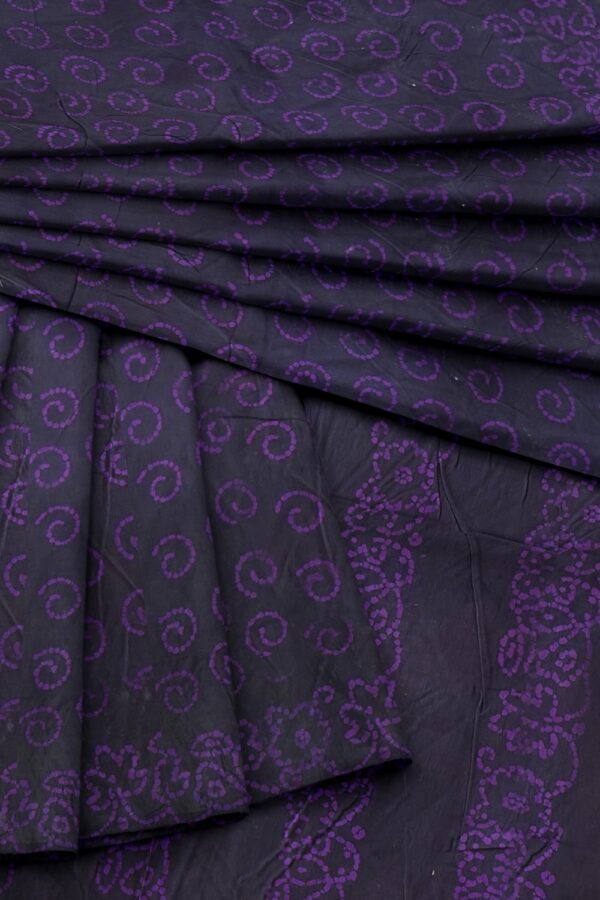 sri kumaran stores chungudi cotton saree indigo blue saree with allover design 420221213
