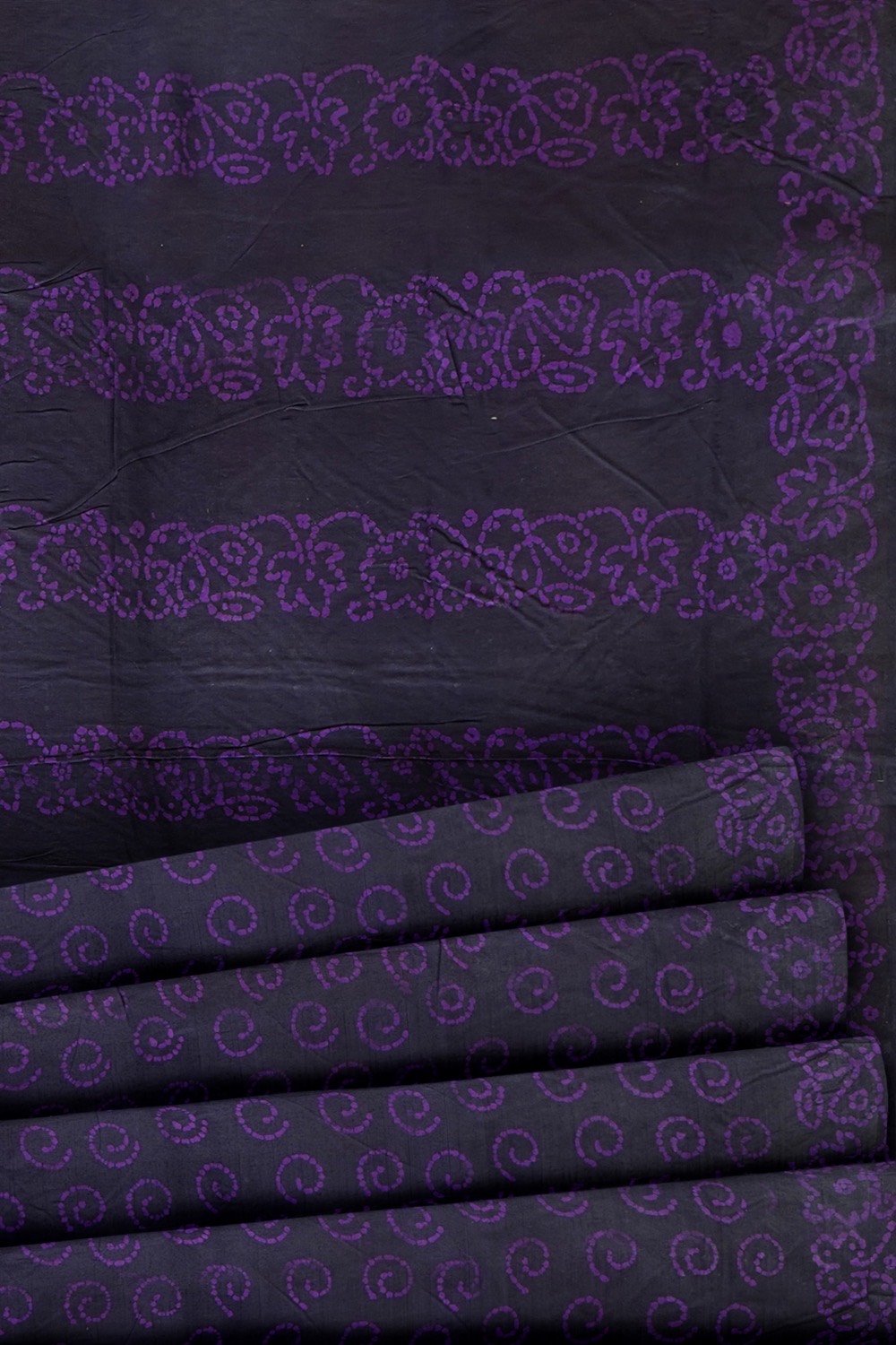 sri kumaran stores chungudi cotton saree indigo blue saree with allover design 520221213