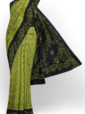 sri kumaran stores chungudi cotton saree light green saree with dark blue border 120221213