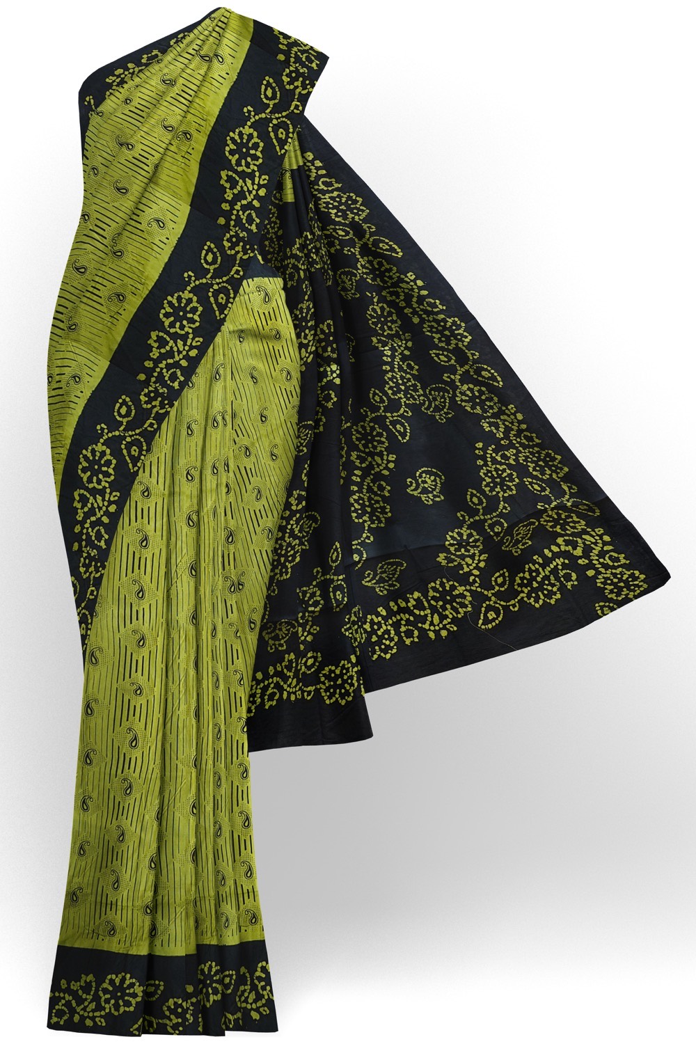 sri kumaran stores chungudi cotton saree light green saree with dark blue border 120221213