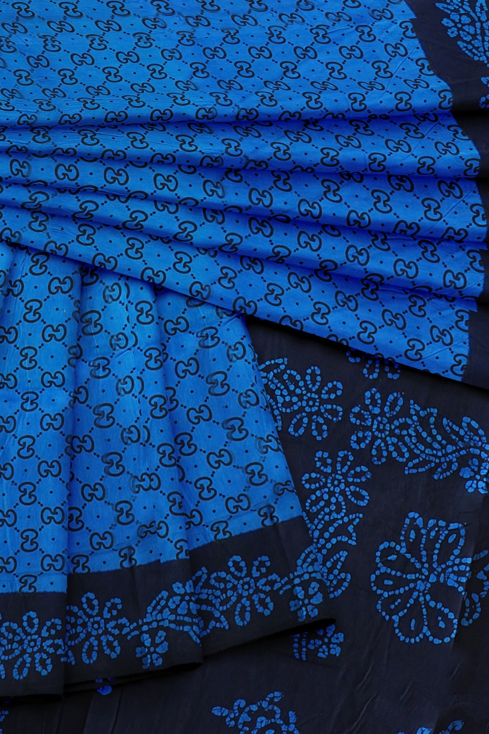 sri kumaran stores chungudi cotton saree royal blue saree with dark blue border 420221213