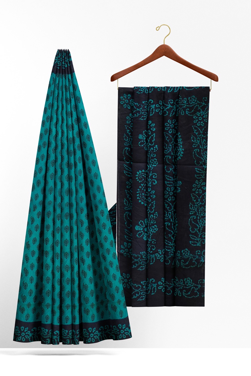 sri kumaran stores chungudi cotton saree sky blue saree with dark blue border 220221213