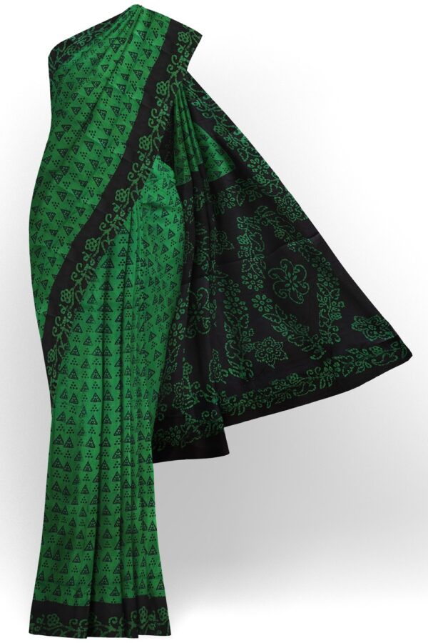 sri kumaran stores chungudi cotton saree steel blue saree with dark blue zari border 120221213