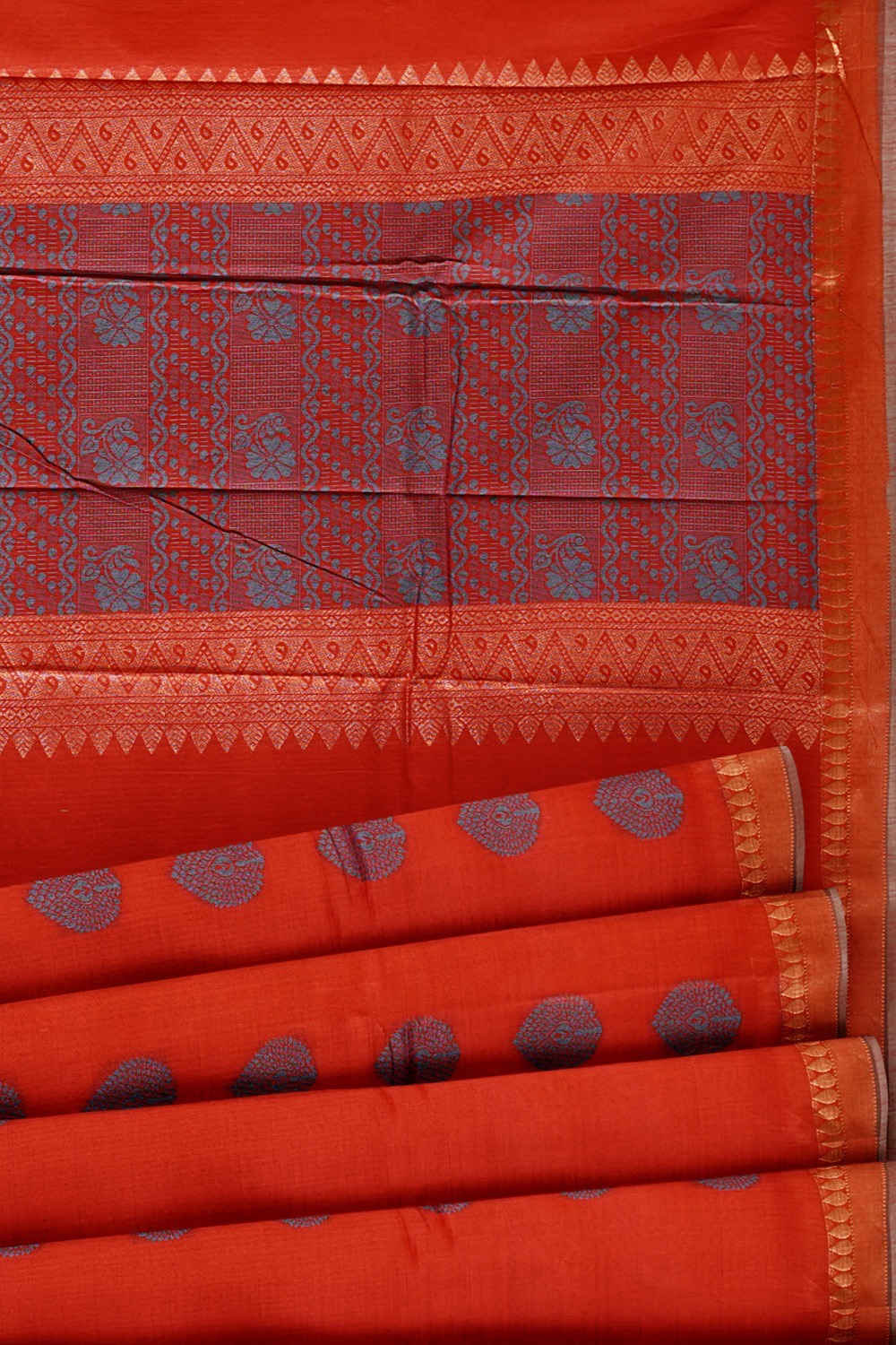 sri kumaran stores cikocotton saree dark maroon saree with maroon border 520221213