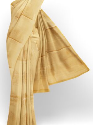 sri kumaran stores cikocotton saree golden saree with golden border 120221213